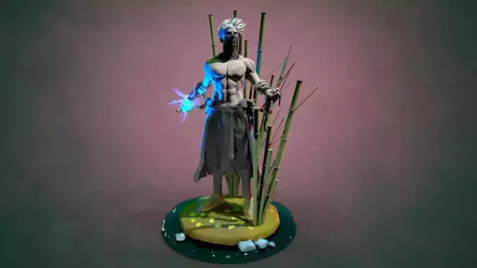 Kakashi Hatake figurine univers Anime Naruto 3D print model