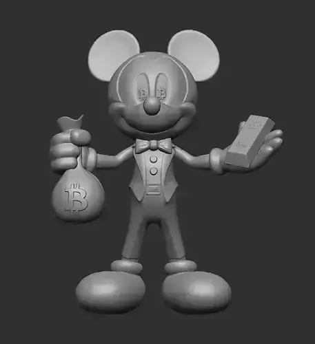 Mickey Mouse BTC 3D print model
