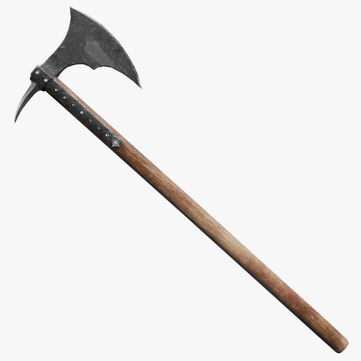 Battle Axe 3D model_1