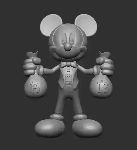 Mickey Mouse BTC 3D print model