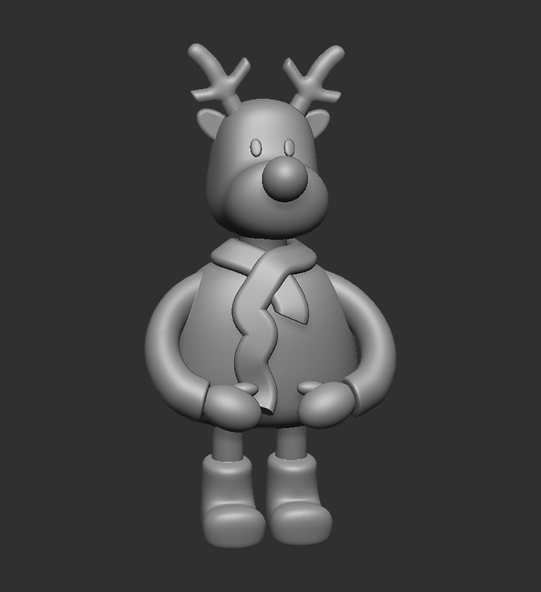 Reindeer Christmas - Reno navideno 3D print model_1