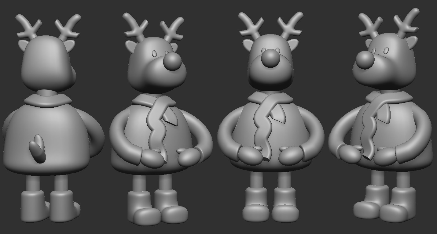 Reindeer Christmas - Reno navideno 3D print model_2