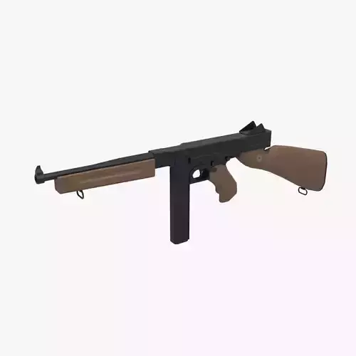 Thompson Low-poly Free low-poly 3D model