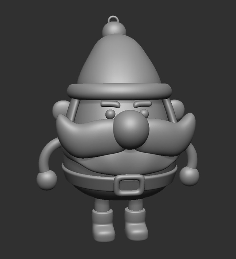 Santa Claus decorative - adorno navideno 3D print model_1