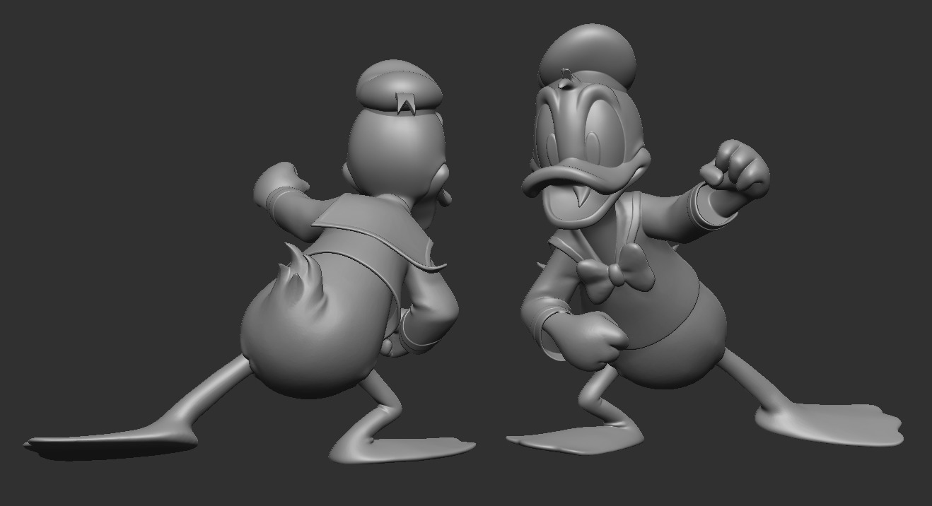 Donald Duck - Pato Donald 3D print model_1