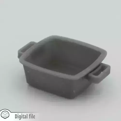 miniature dollhouse Grill pan 