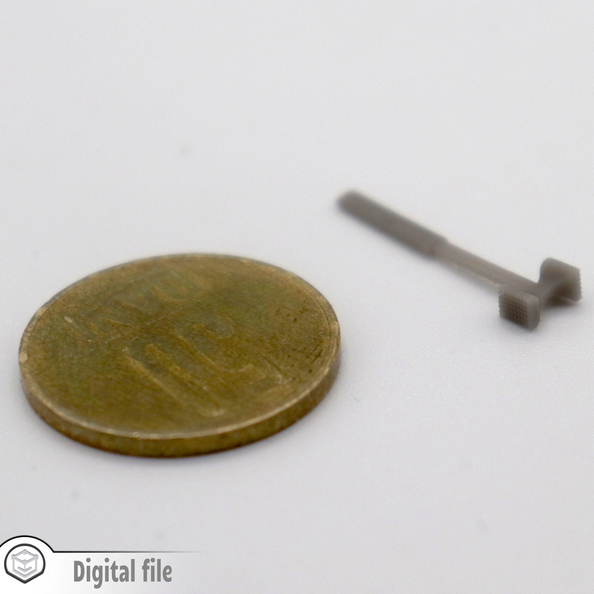 miniature dollhouse Meat Hammer kitchen utensil  3D print model_1