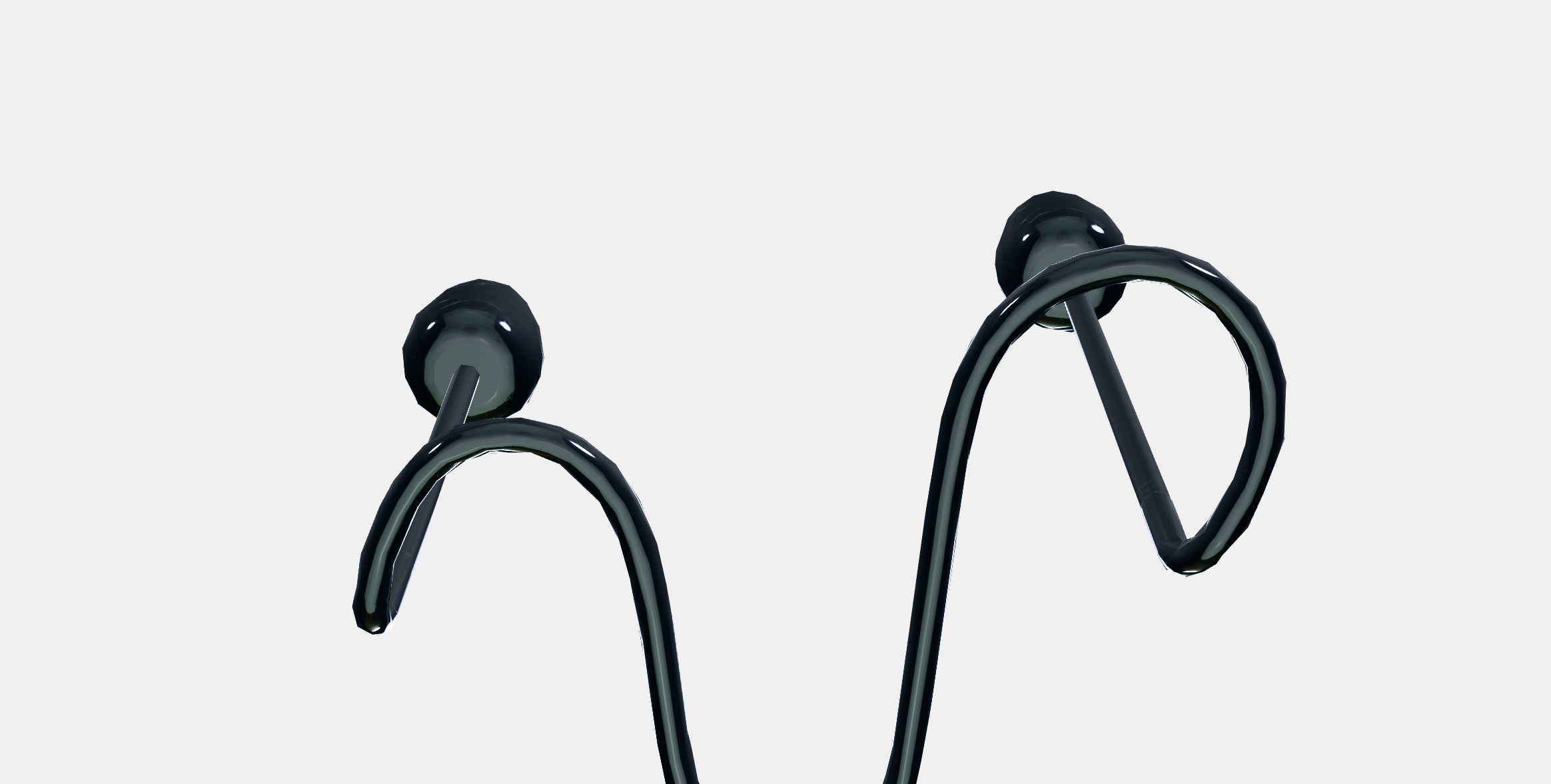 SILVERPARON Candlestick for 2 candles Low-poly 3D model_8