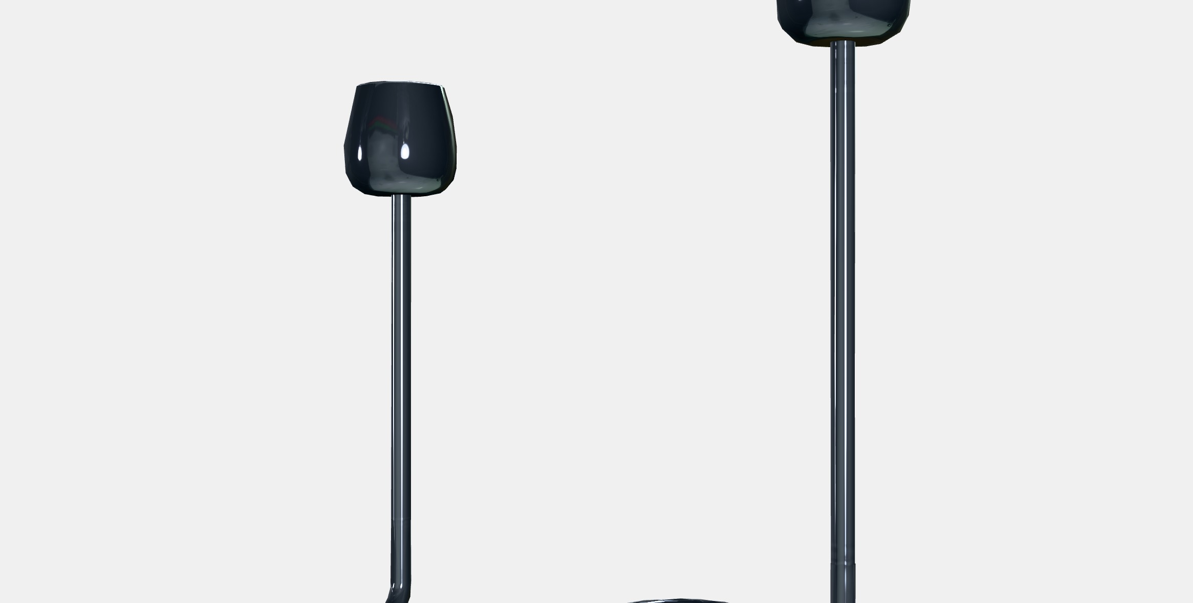 SILVERPARON Candlestick for 2 candles Low-poly 3D model_6