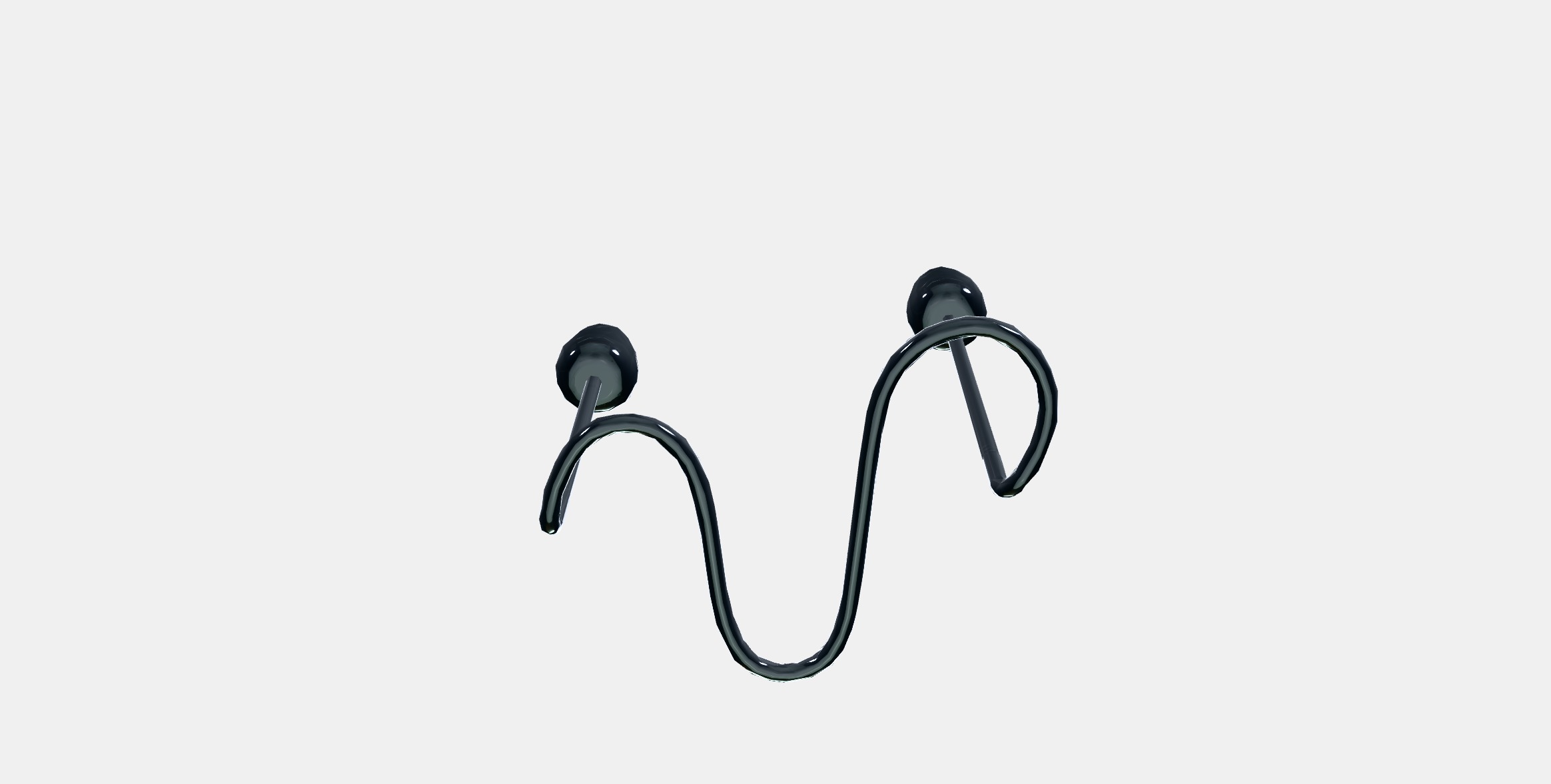 SILVERPARON Candlestick for 2 candles Low-poly 3D model_7