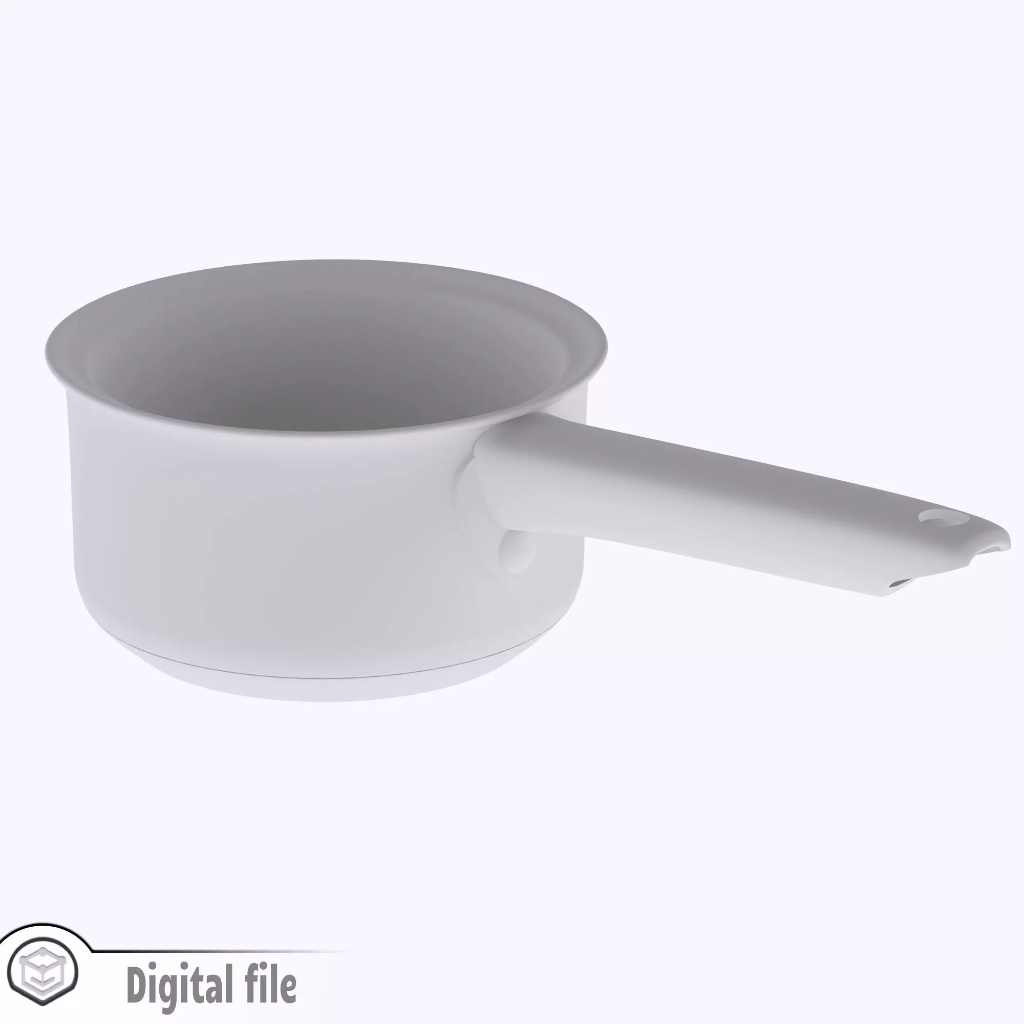 miniature dollhouse Sauce pan  3D print model_0