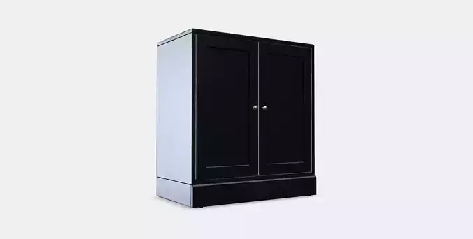 HAVSTA Cabinet with plinth 4 Low-poly 3D model