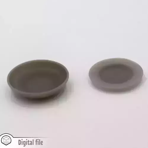 miniature dollhouse Set of 2 soup plates 