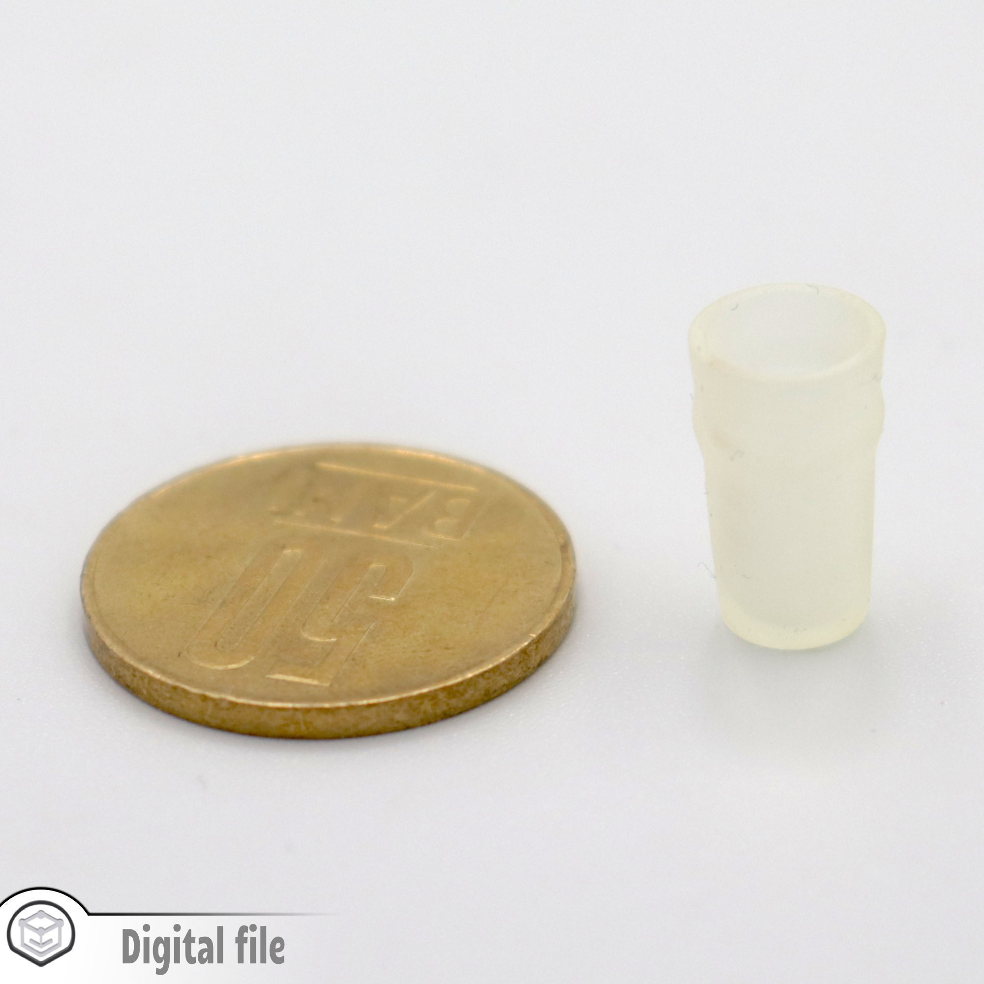 miniature dollhouse set of 3 beer glasses  3D print model_2