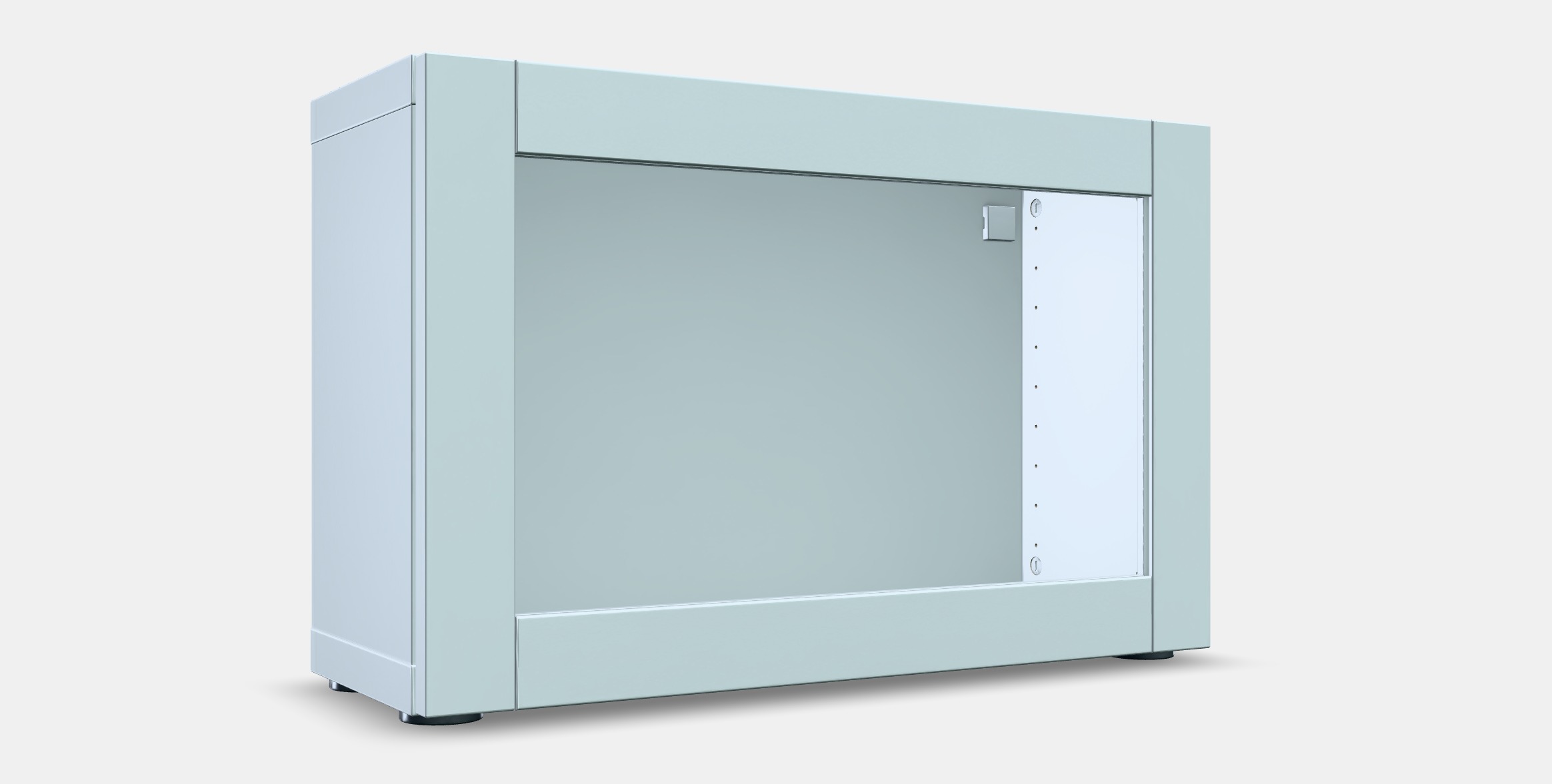 BESTA Shelf unit with glass door 24 Low-poly 3D model_10