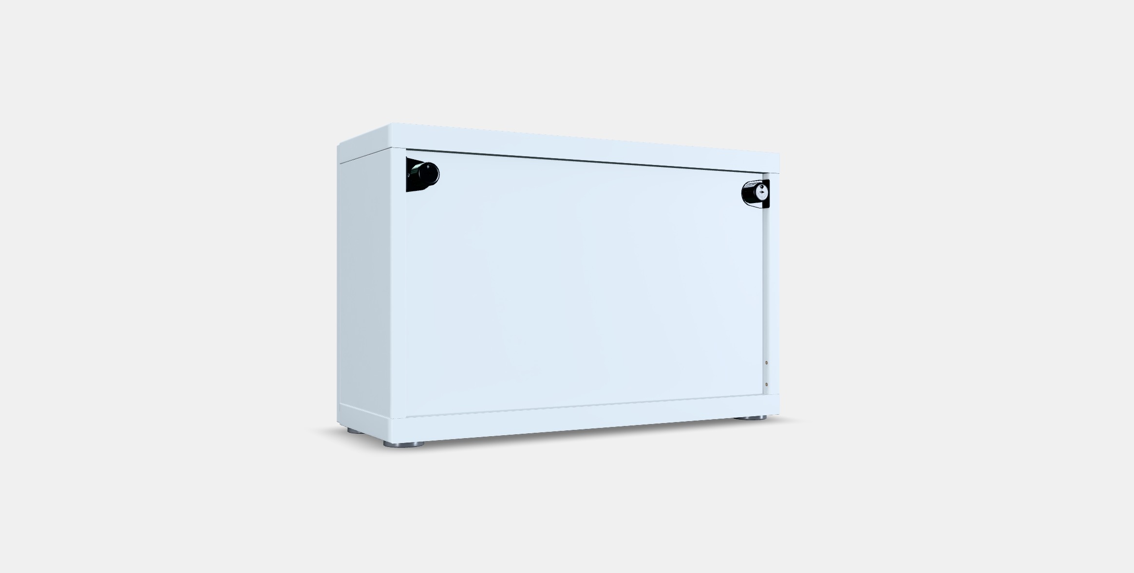 BESTA Shelf unit with glass door 24 Low-poly 3D model_16