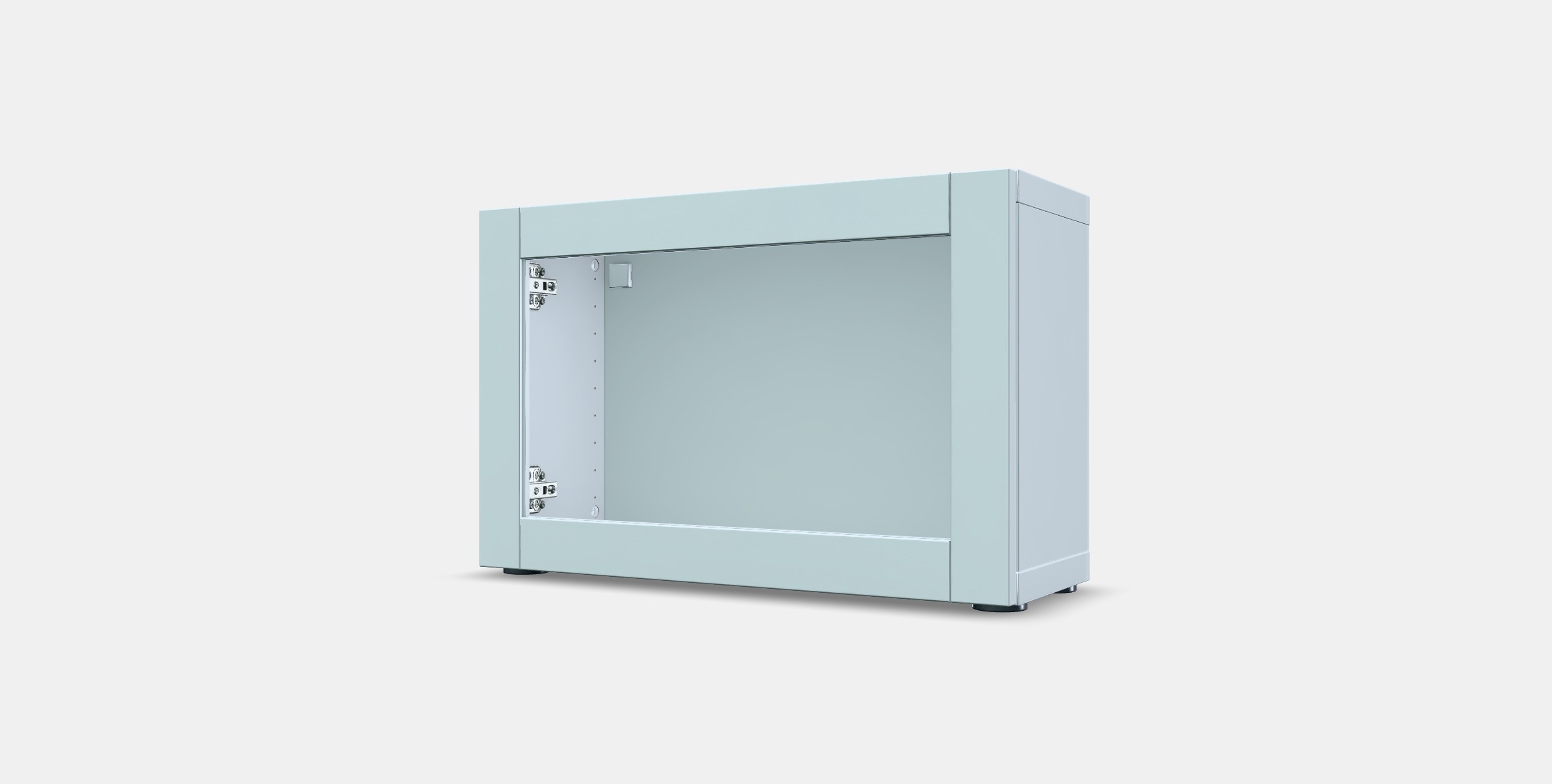 BESTA Shelf unit with glass door 24 Low-poly 3D model_12