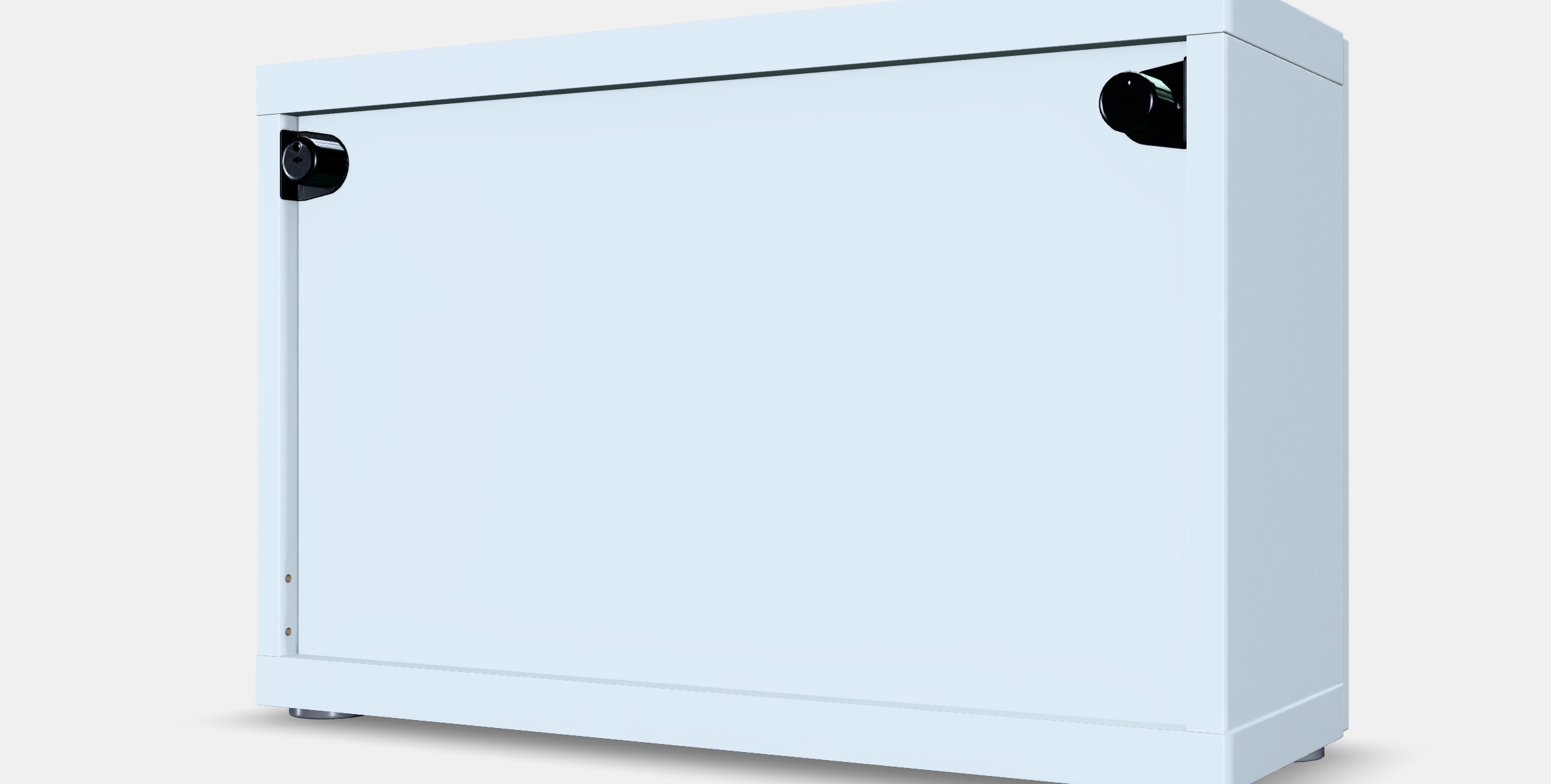 BESTA Shelf unit with glass door 24 Low-poly 3D model_7