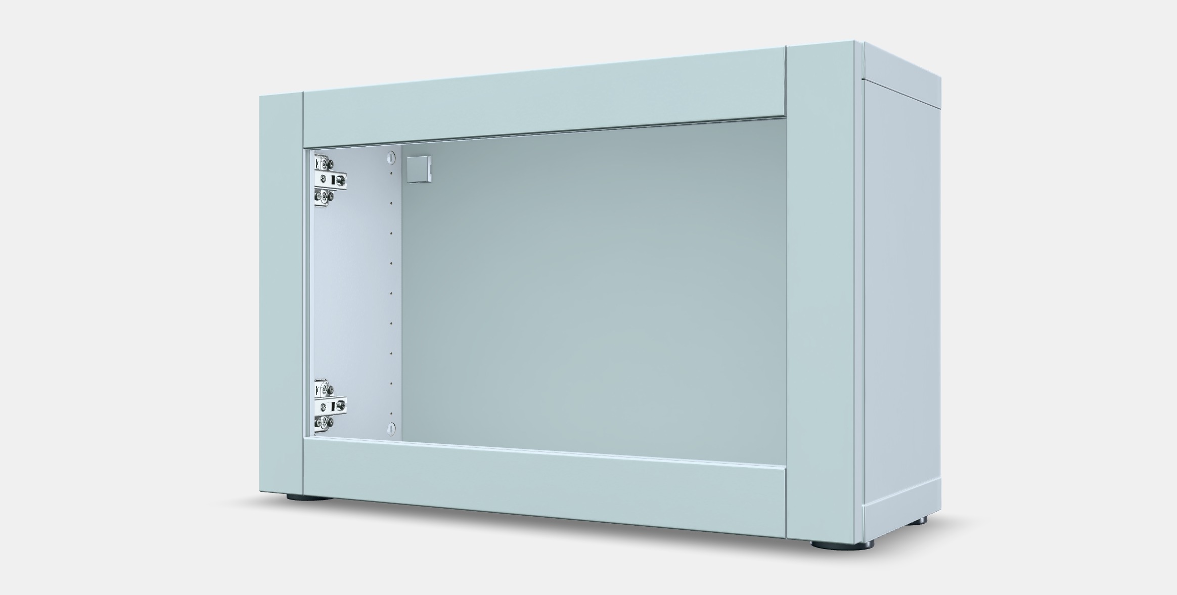 BESTA Shelf unit with glass door 24 Low-poly 3D model_13