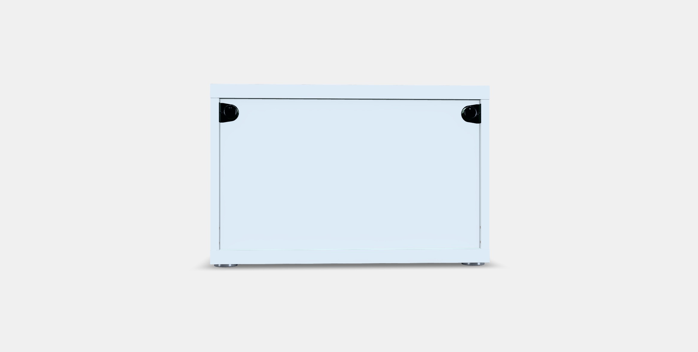 BESTA Shelf unit with glass door 24 Low-poly 3D model_14