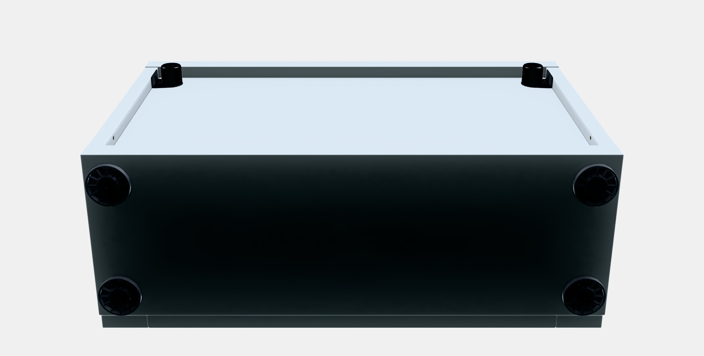 BESTA Shelf unit with glass door 24 Low-poly 3D model_8