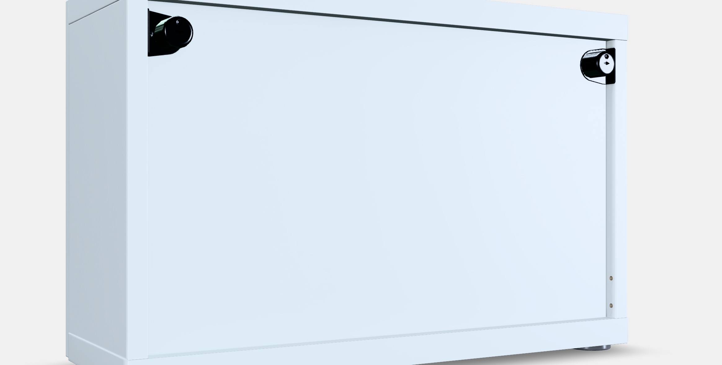 BESTA Shelf unit with glass door 24 Low-poly 3D model_4