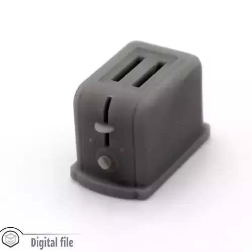 miniature Kitchen Toaster  3D print model