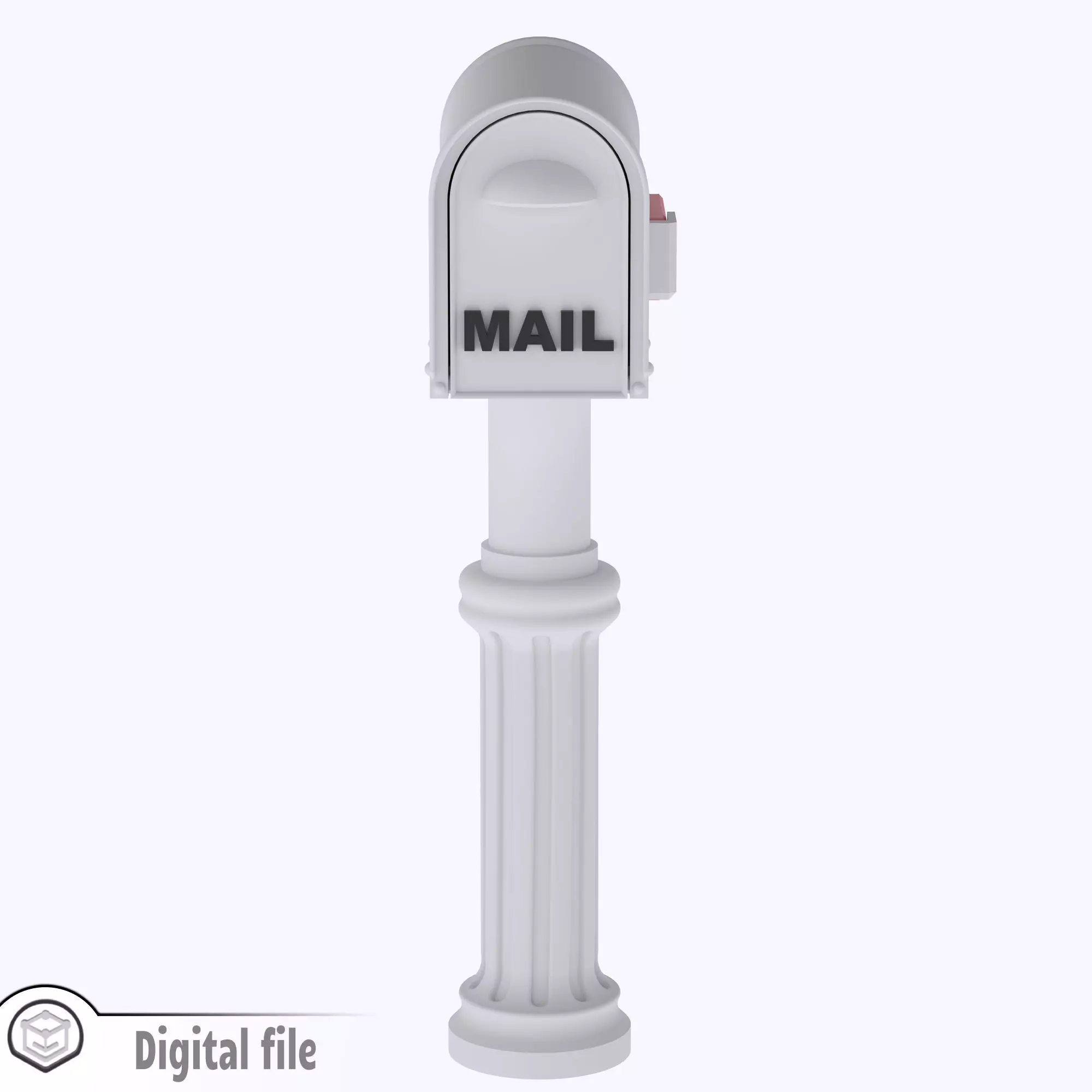 miniature Mailbox functional multi-color print 3D print model