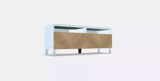 BESTA TV bench with drawers 10