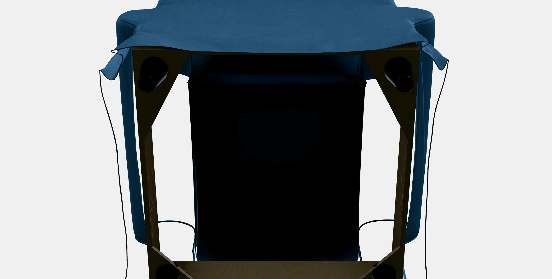EKTORP Armchair 3 Low-poly 3D model_8