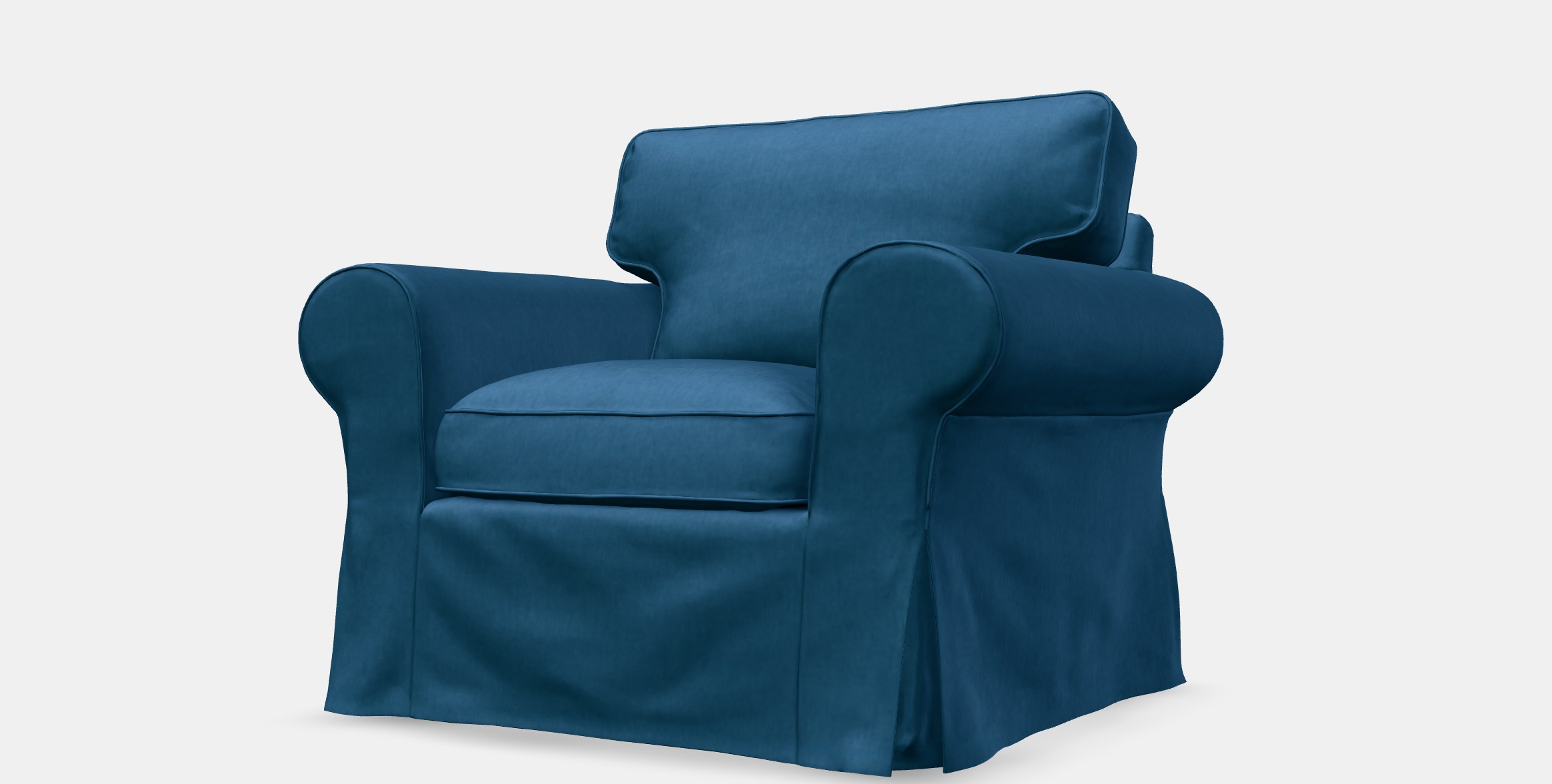 EKTORP Armchair 3 Low-poly 3D model_13