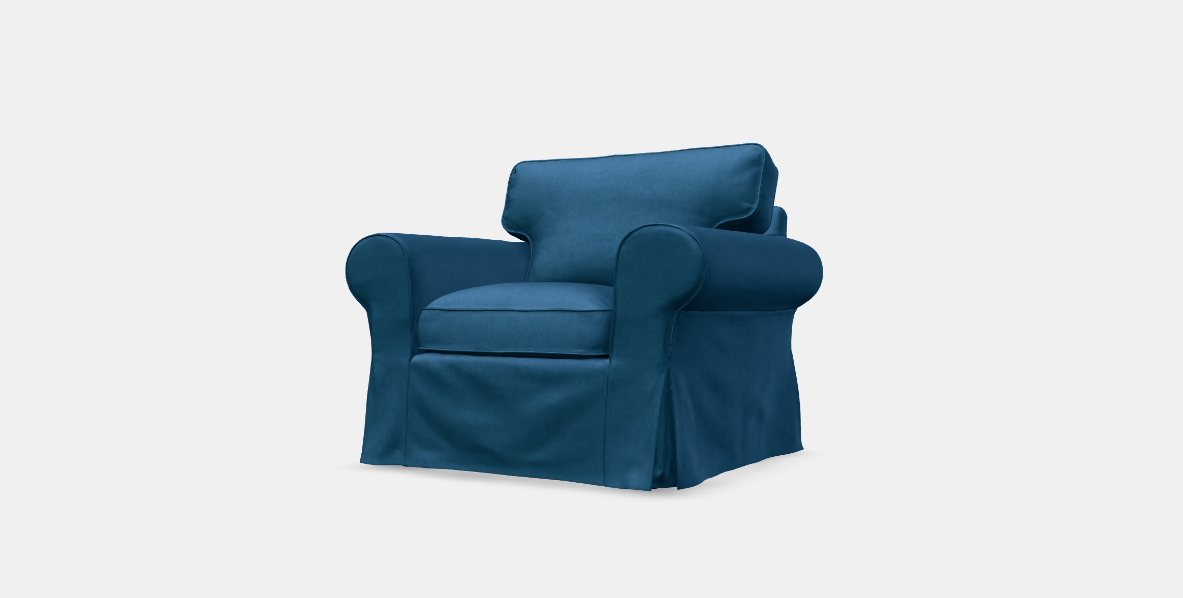 EKTORP Armchair 3 Low-poly 3D model_14