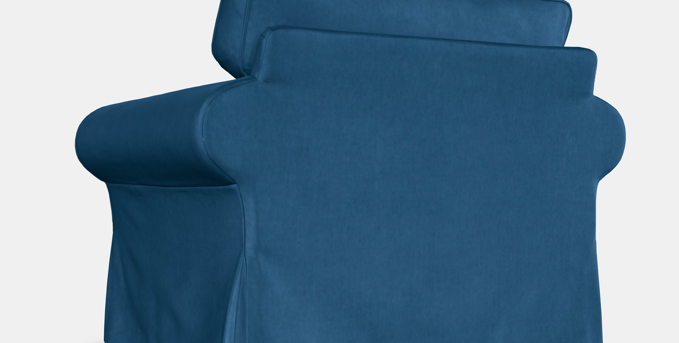 EKTORP Armchair 3 Low-poly 3D model_9