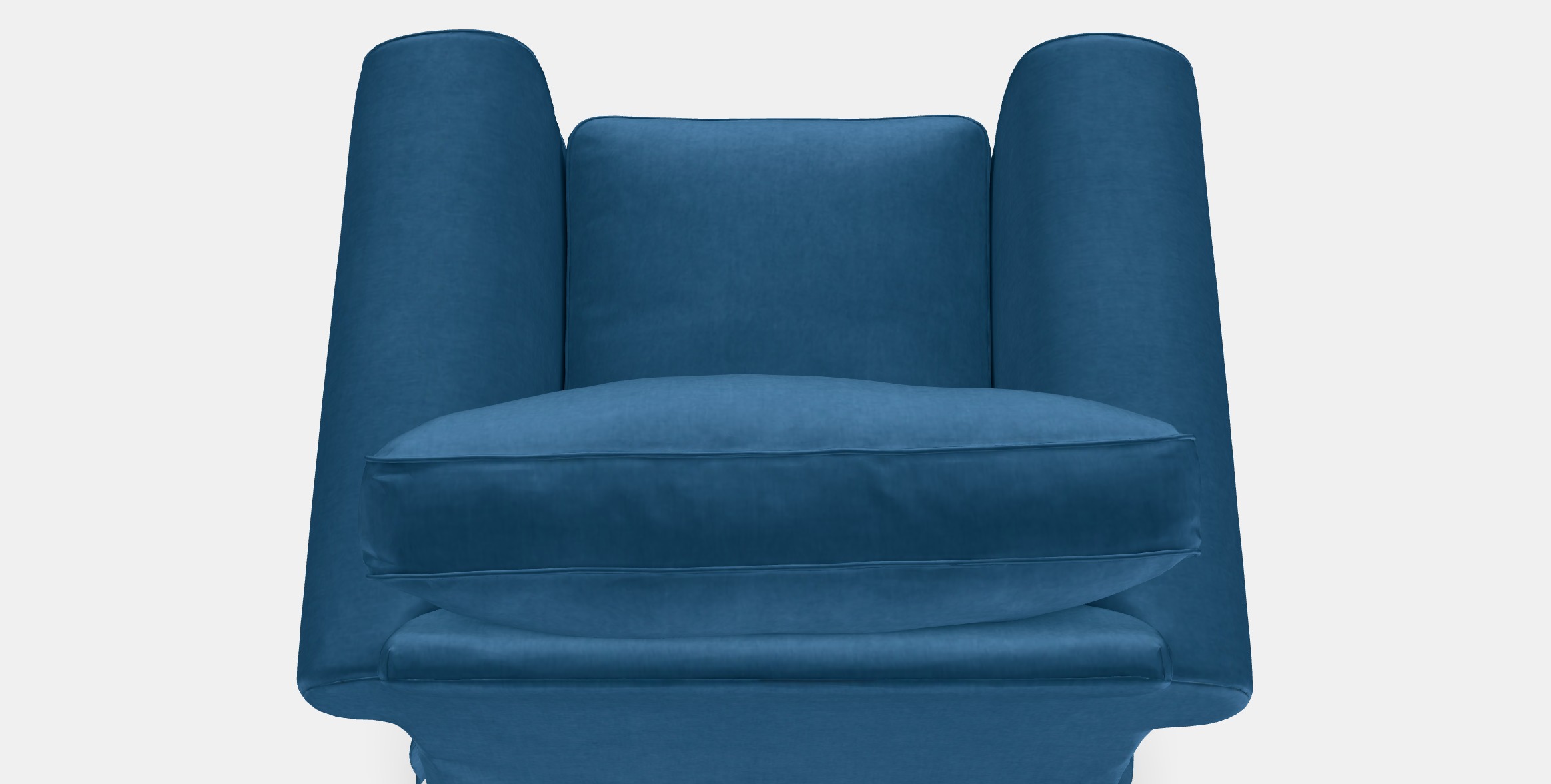 EKTORP Armchair 3 Low-poly 3D model_2