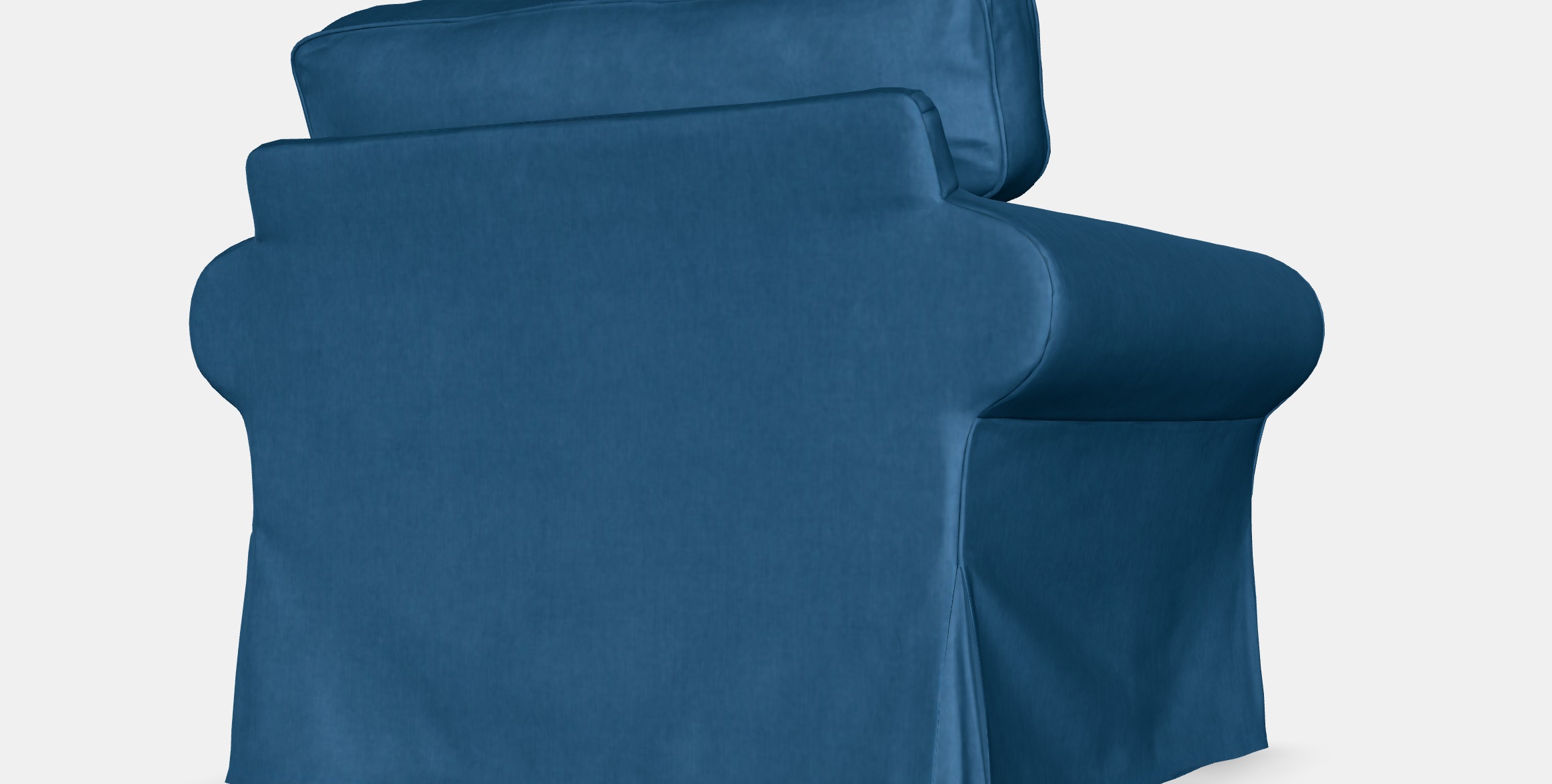 EKTORP Armchair 3 Low-poly 3D model_5