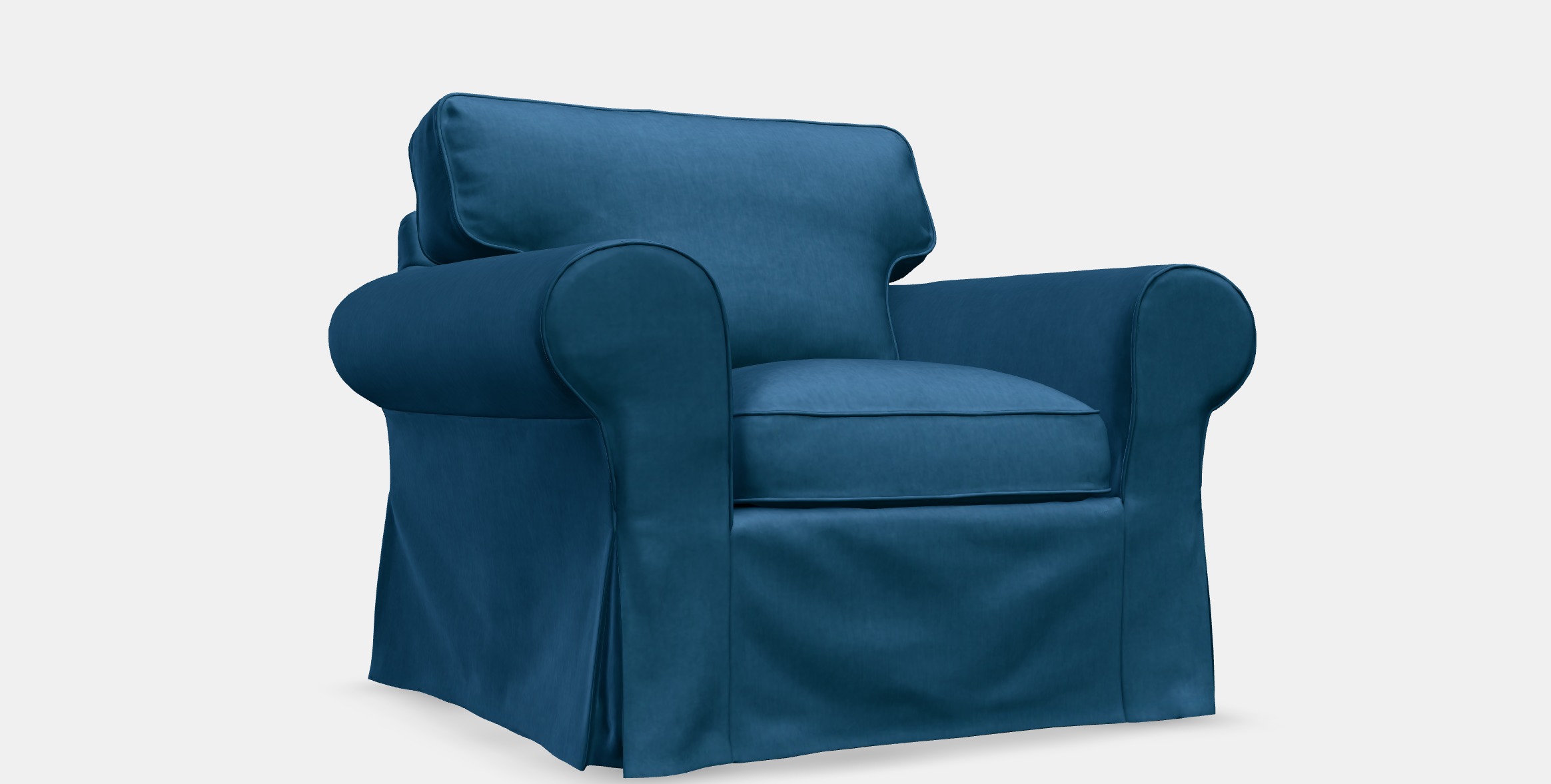 EKTORP Armchair 3 Low-poly 3D model_7