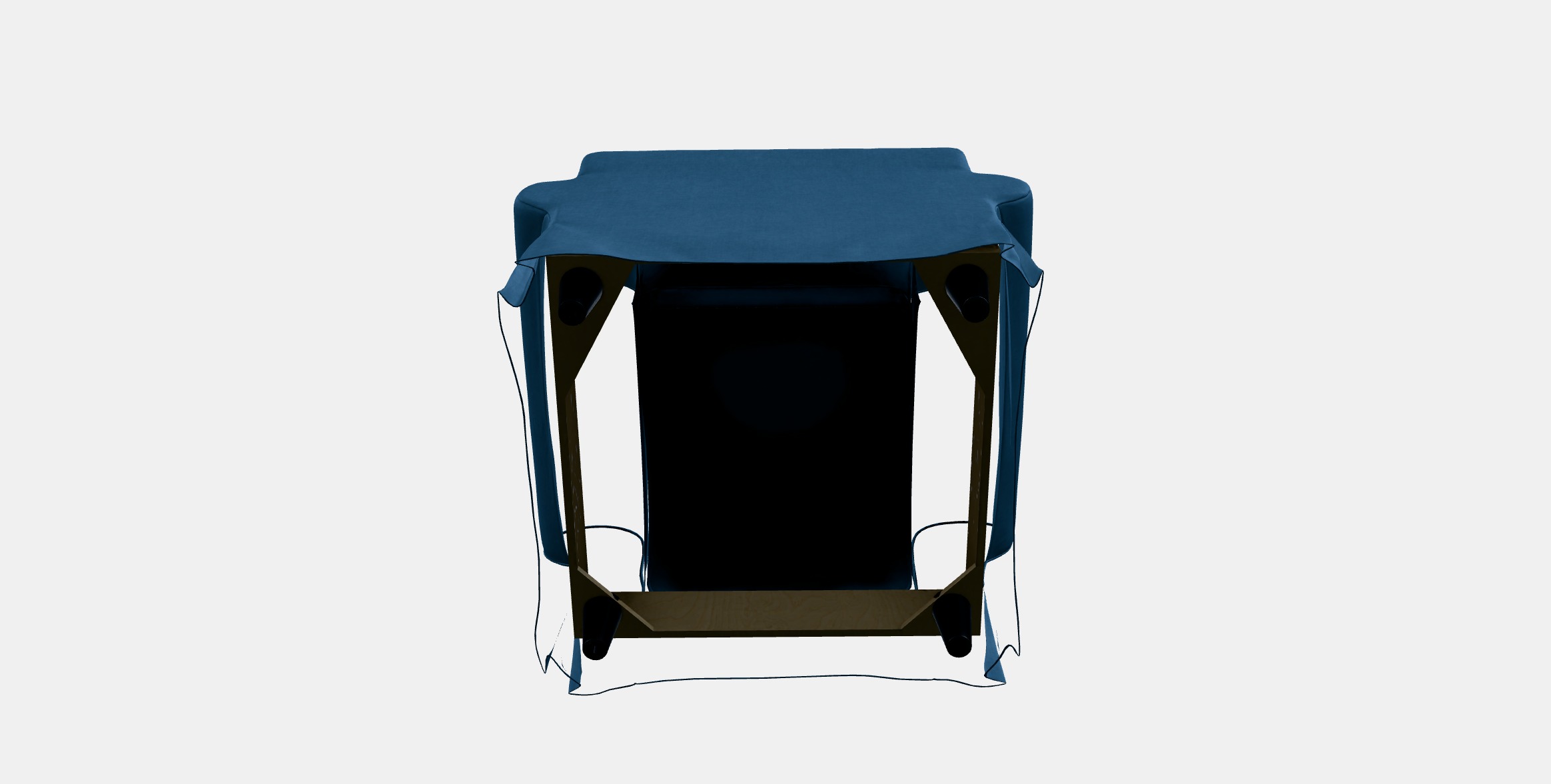 EKTORP Armchair 3 Low-poly 3D model_6
