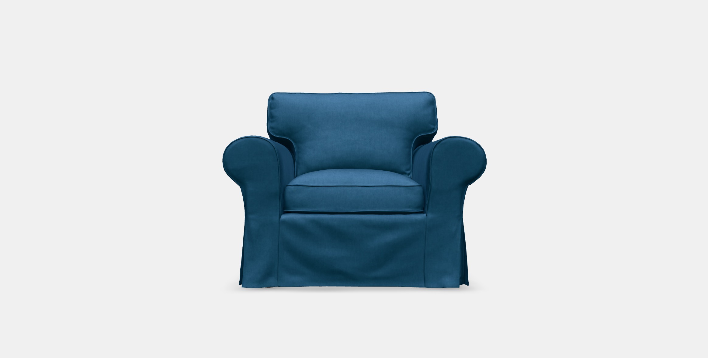 EKTORP Armchair 3 Low-poly 3D model_10