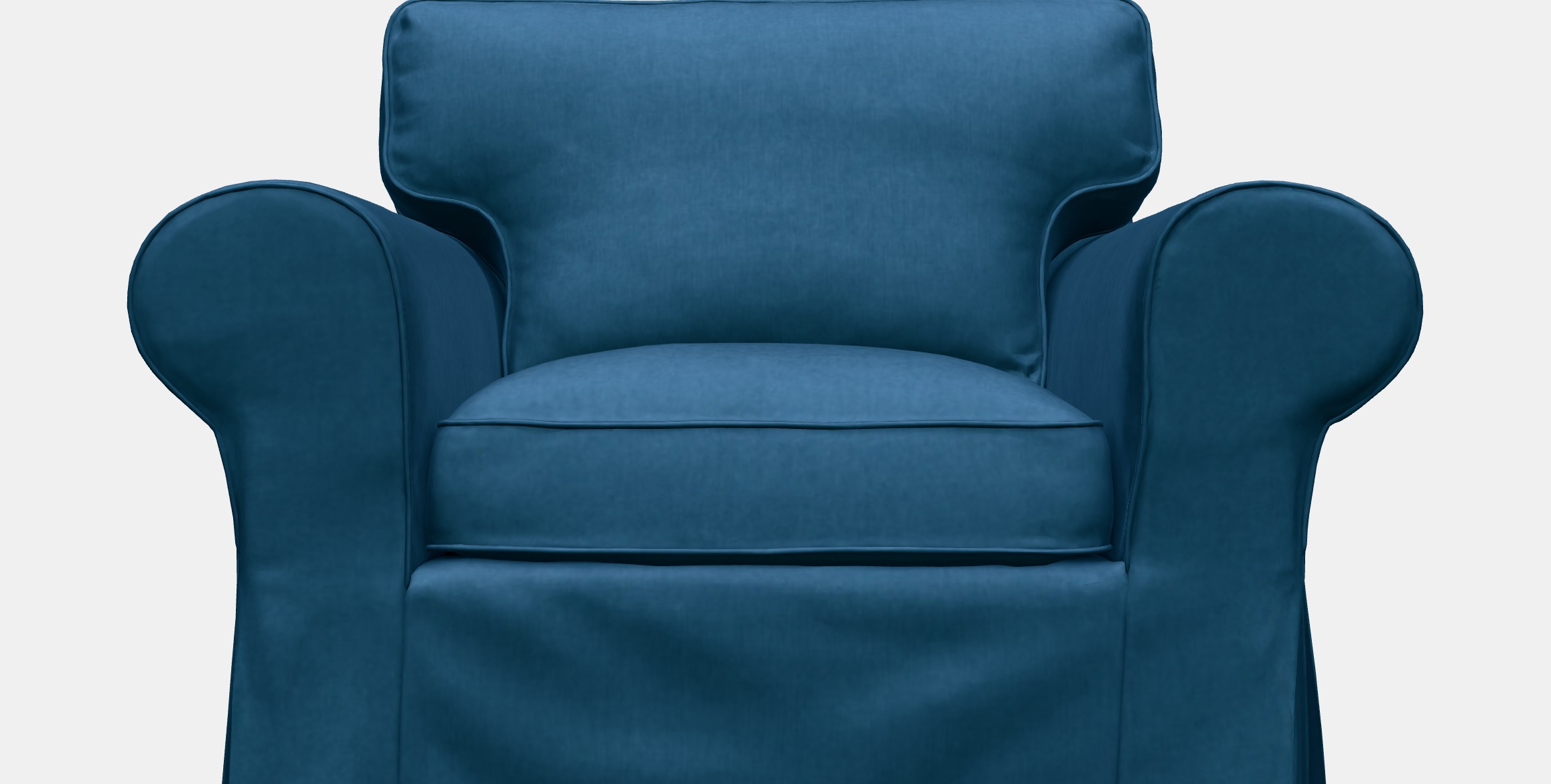 EKTORP Armchair 3 Low-poly 3D model_11