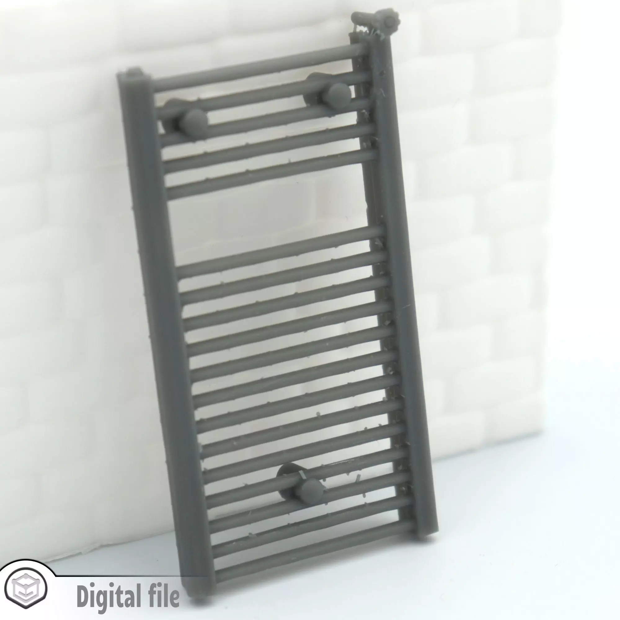 miniature Modern radiator bathroom kitchen 3D print model