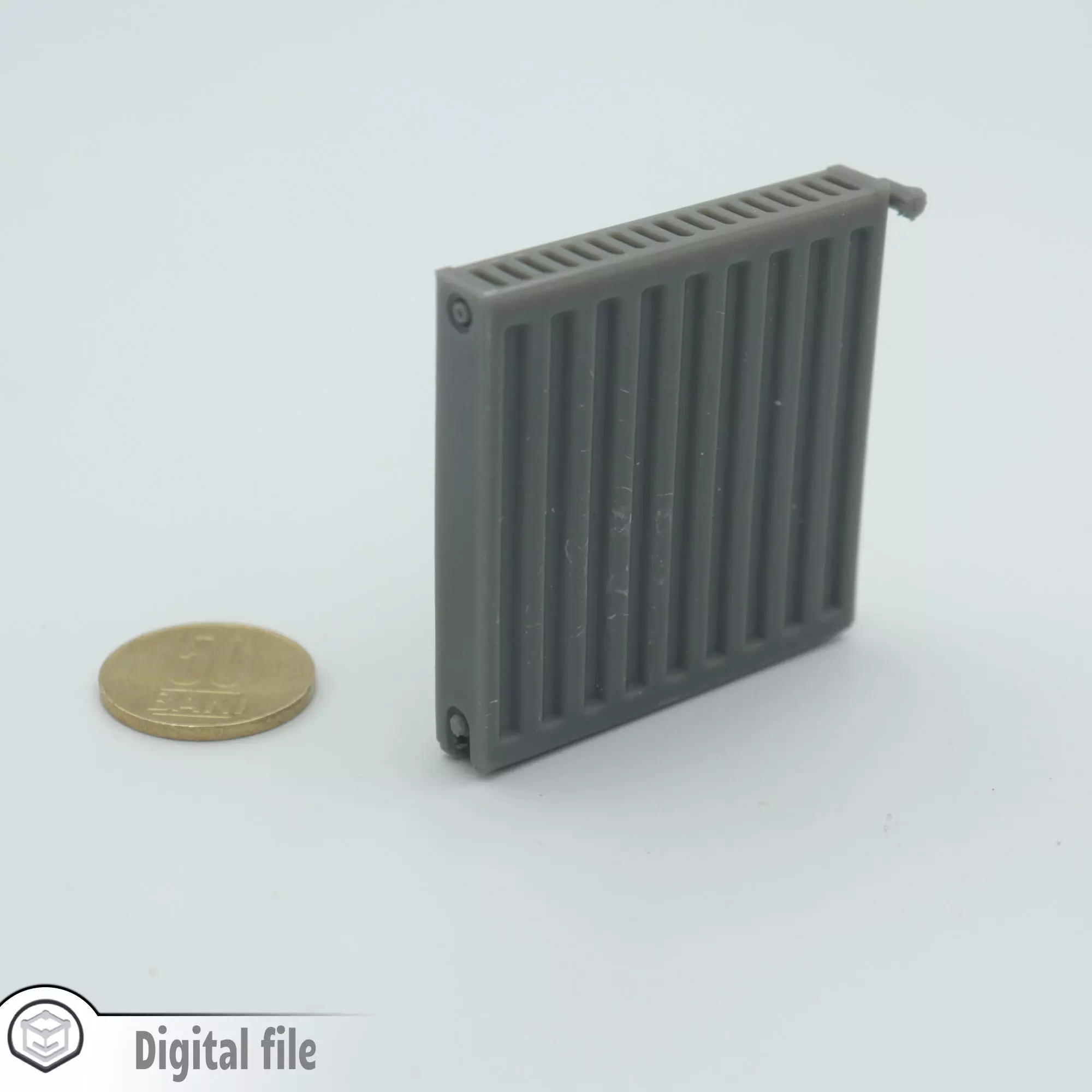 miniature Modern radiator living room bedroom kitchen 3D print model