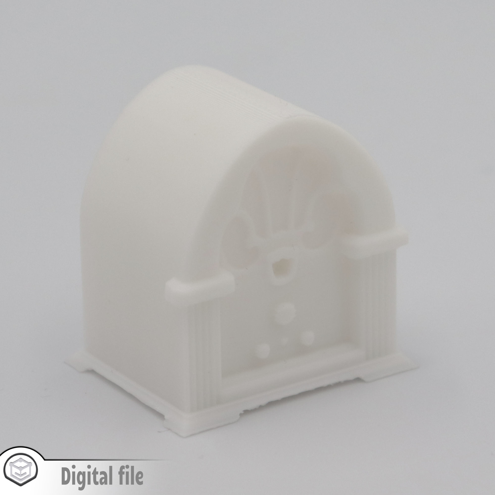 miniature Philco Model 90 Cathedral Radio 3D print model_1