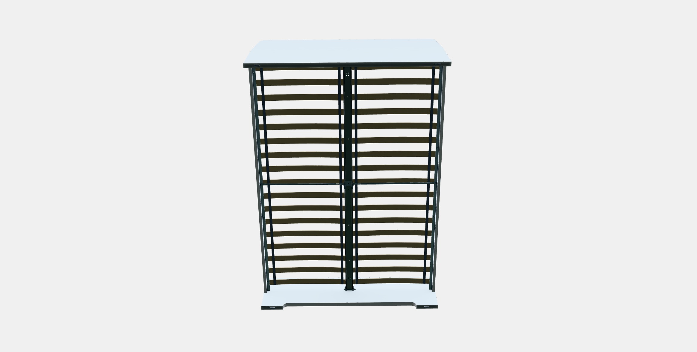 ASKVOLL Bed frame 4 Low-poly 3D model_7