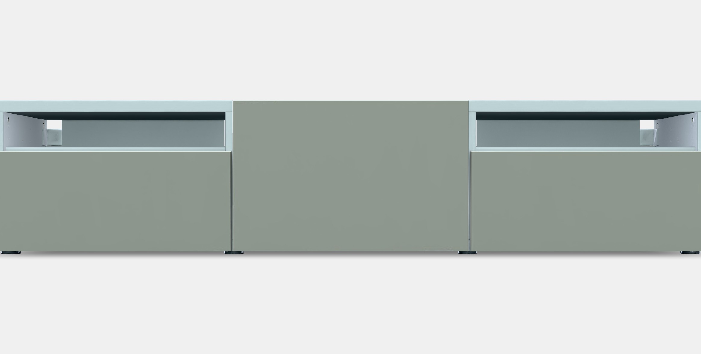 BESTA TV bench 68 Low-poly 3D model_11