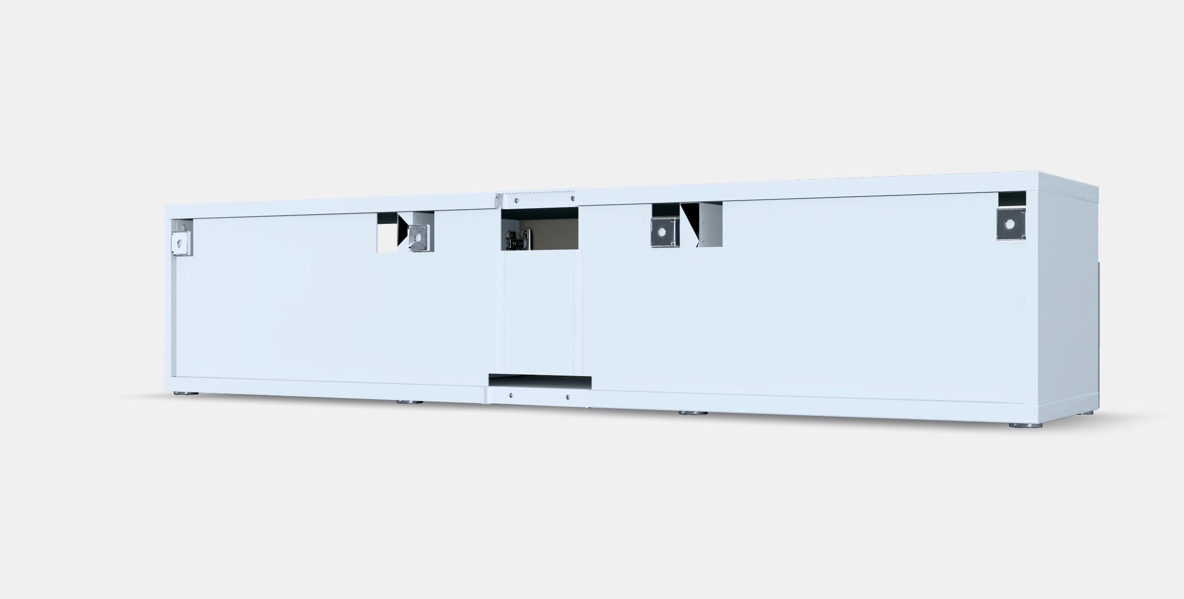 BESTA TV bench 68 Low-poly 3D model_6