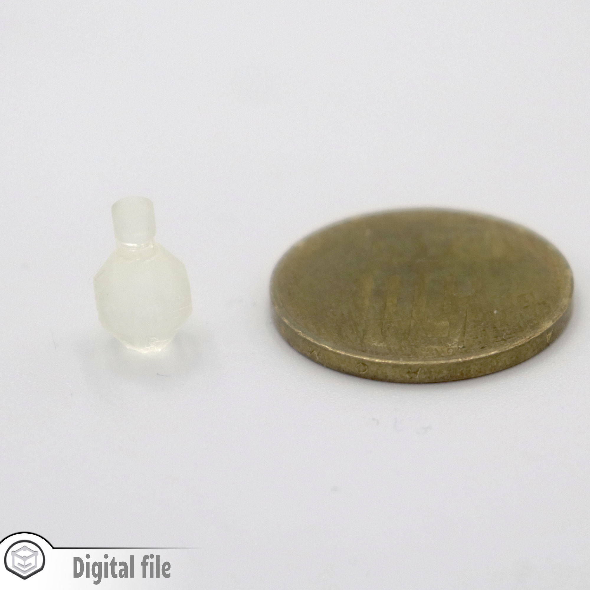 Set of 2 perfume bottles collection 1  3D print model_1