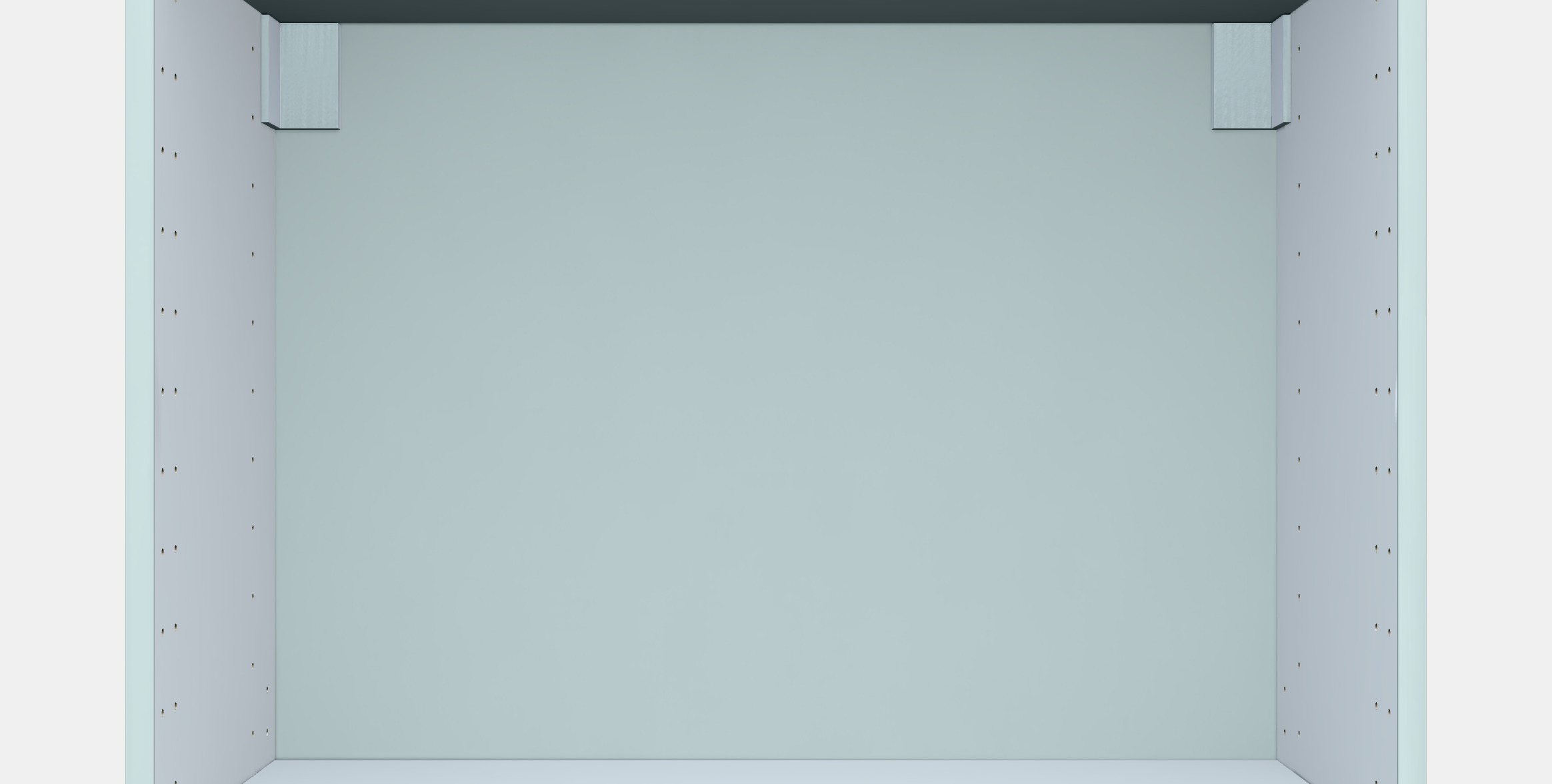 METOD Wall cabinet frame 7 Low-poly 3D model_10