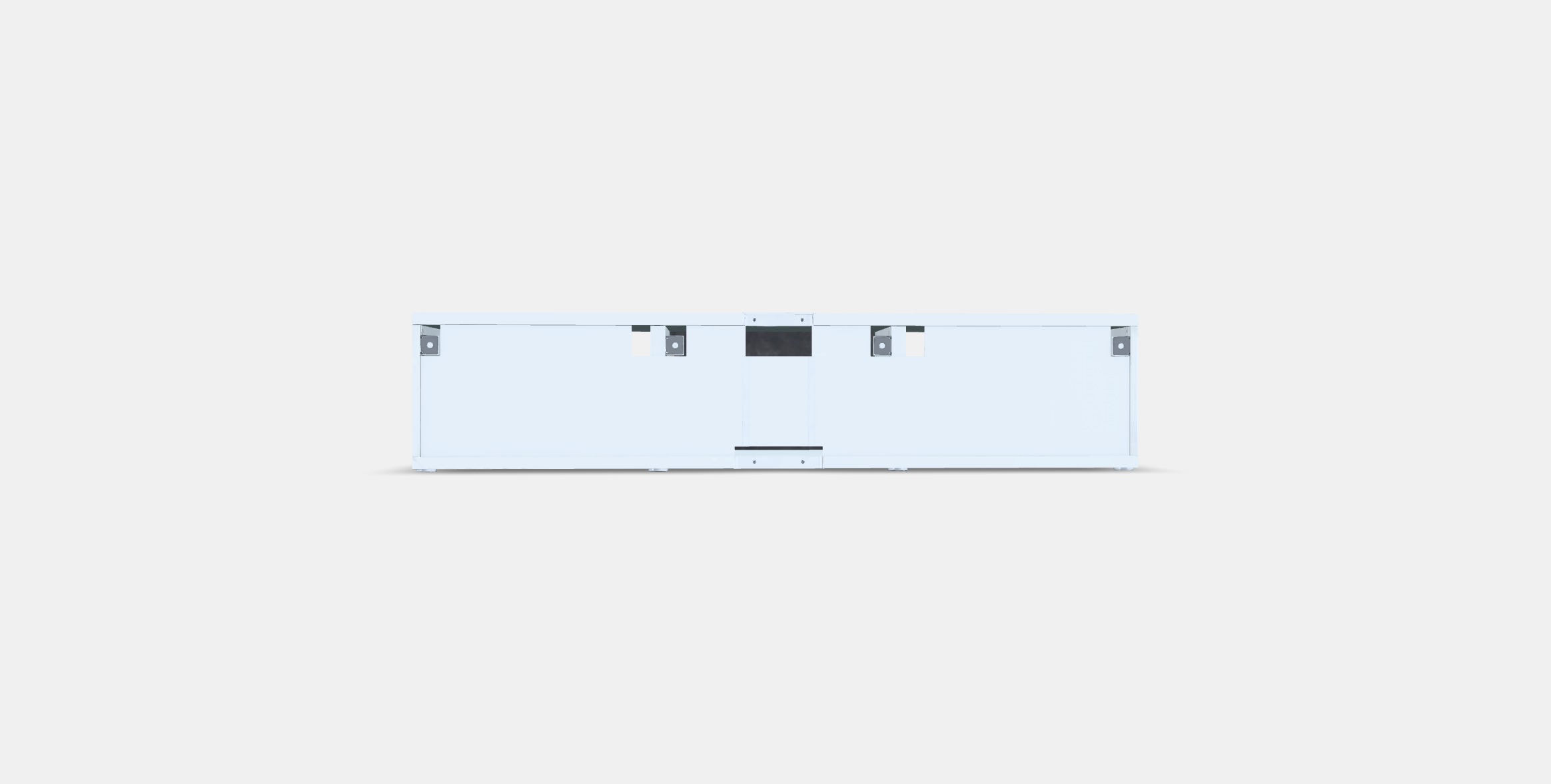 BESTA TV bench with drawers and door 5 Low-poly 3D model_14