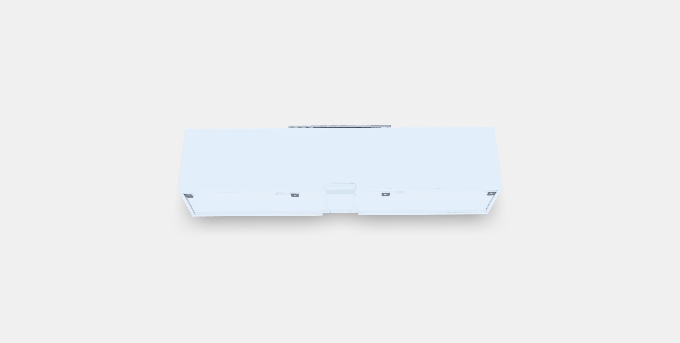 BESTA TV bench with drawers and door 5 Low-poly 3D model_3