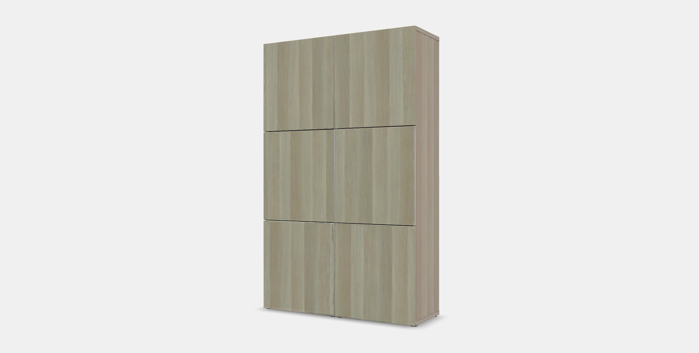 BESTA Storage combination with doors 62 Low-poly 3D model_14